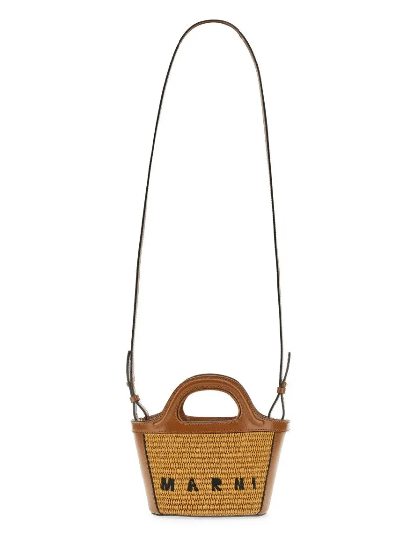 Tropicalia Micro Bag With Woven Texture