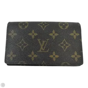 Tr??sor Monogram Bifold Wallet Luxury Designer By Louis Vuitton, Size: Medium