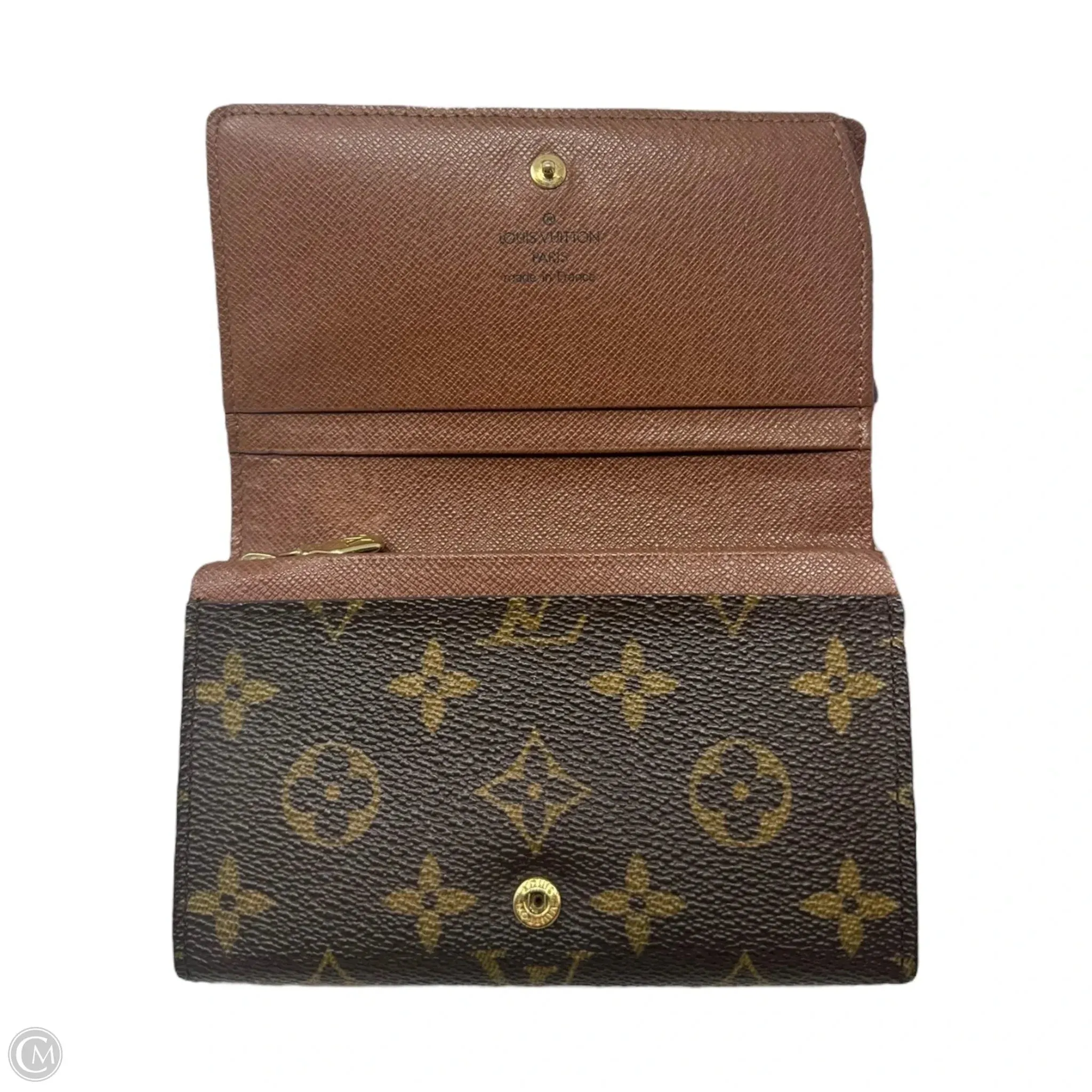 Tr??sor Monogram Bifold Wallet Luxury Designer By Louis Vuitton, Size: Medium