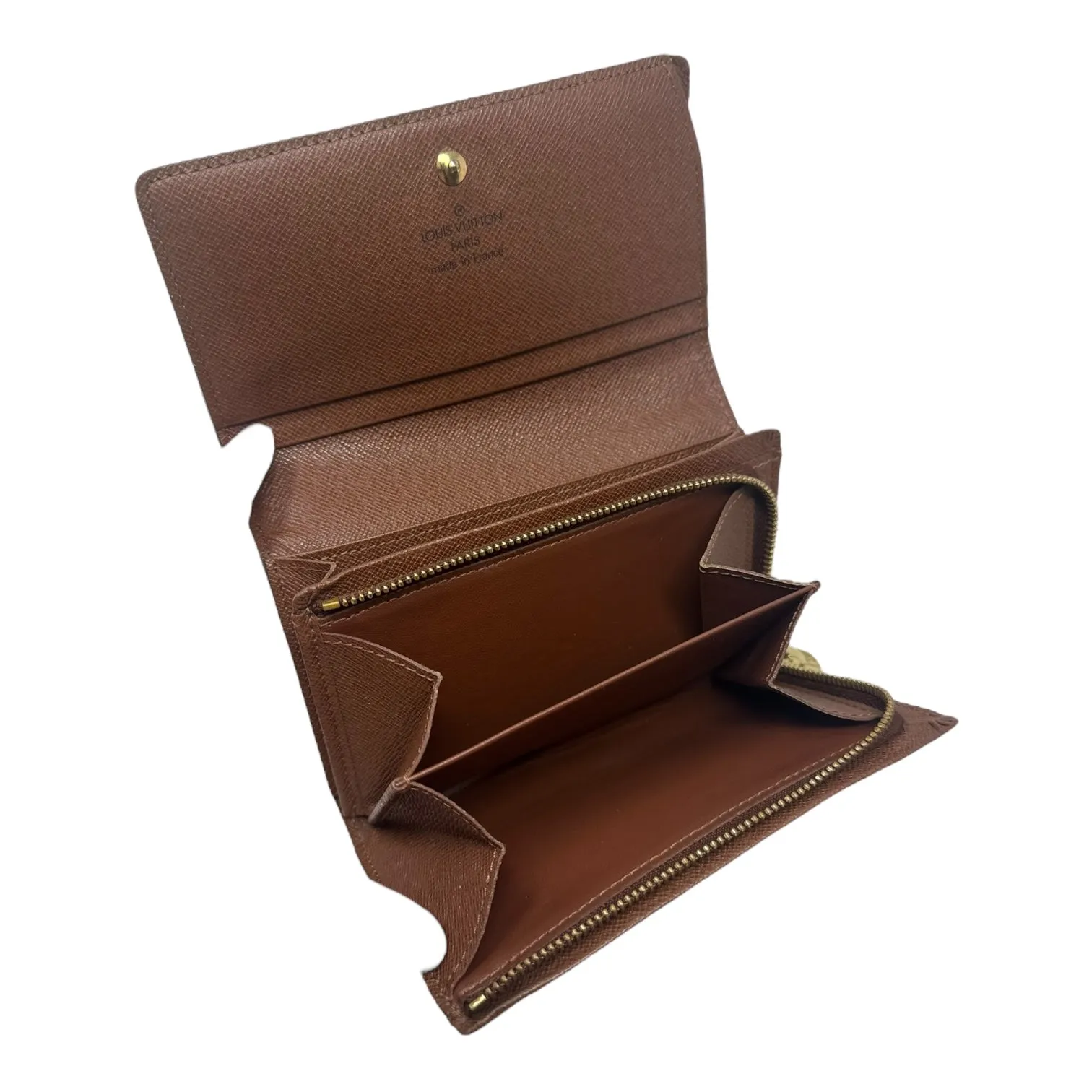 Tr??sor Monogram Bifold Wallet Luxury Designer By Louis Vuitton, Size: Medium