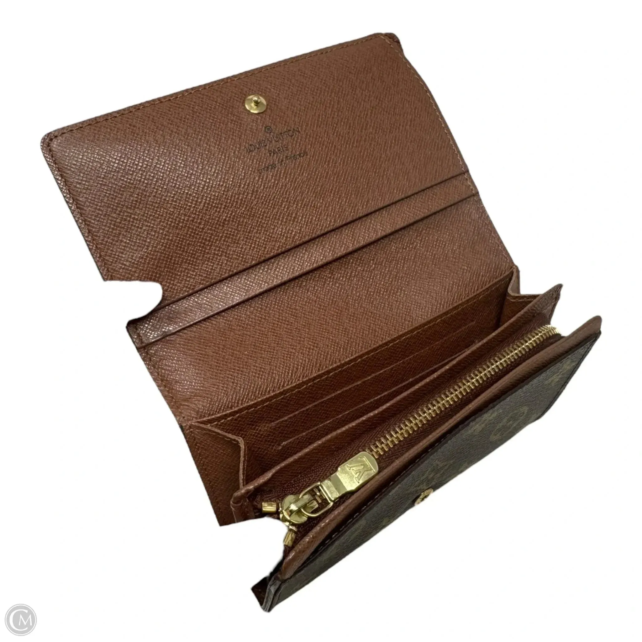Tr??sor Monogram Bifold Wallet Luxury Designer By Louis Vuitton, Size: Medium