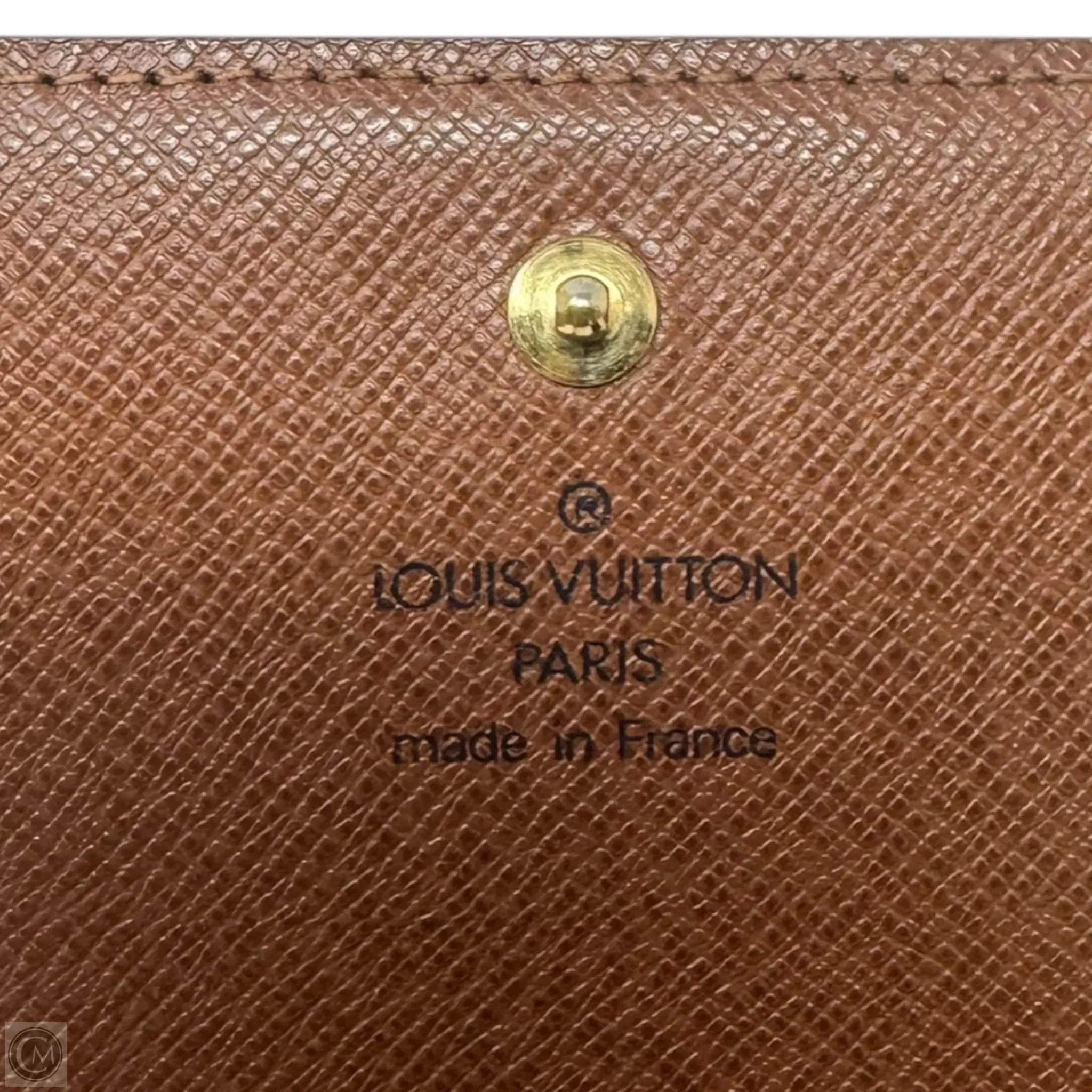 Tr??sor Monogram Bifold Wallet Luxury Designer By Louis Vuitton, Size: Medium