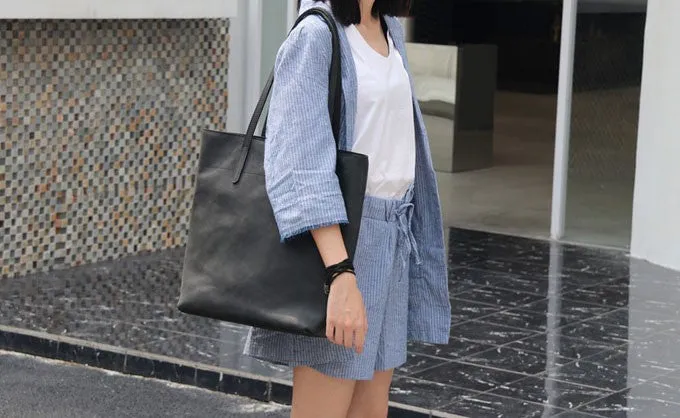 Vintage LEATHER WOMENs Large Tote Bag Work Tote Purse FOR WOMEN