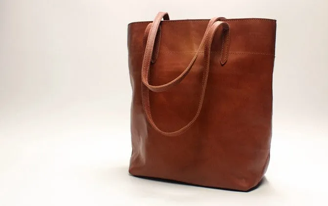Vintage LEATHER WOMENs Large Tote Bag Work Tote Purse FOR WOMEN