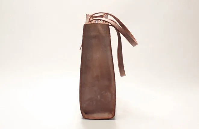 Vintage WOMENs LEATHER Tote Bag Work Leather Tote Purses FOR WOMEN