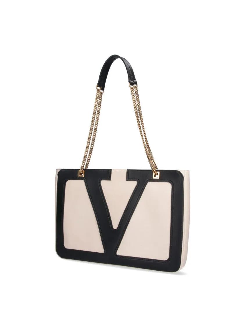 Viva Superstar" Small Tote Bag  Ivory