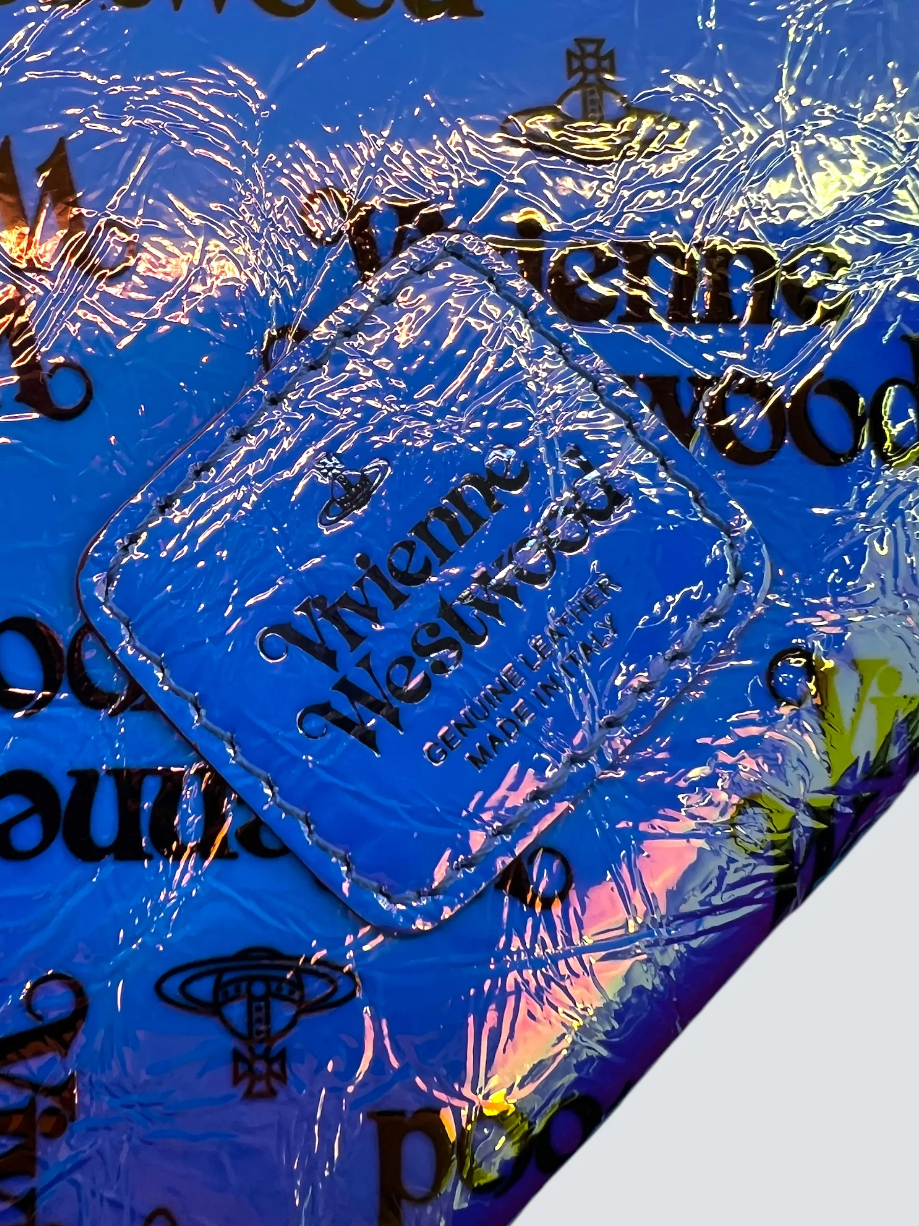 Vivienne Westwood Multi Colour Holographic Clutch