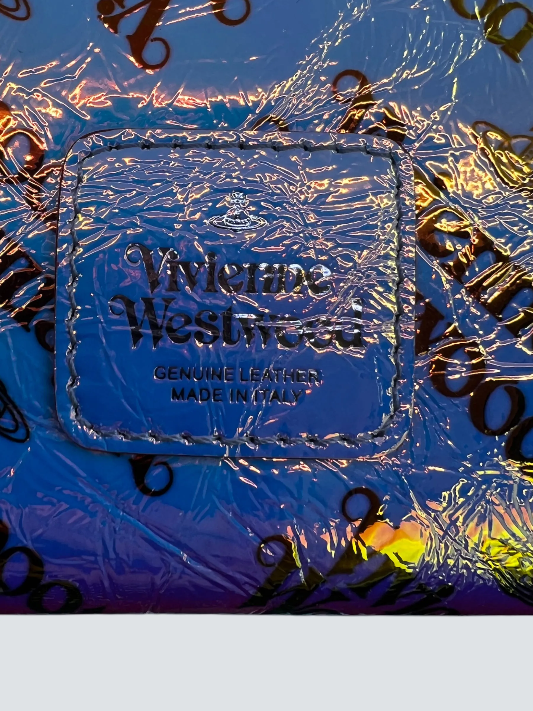Vivienne Westwood Multi Colour Holographic Clutch