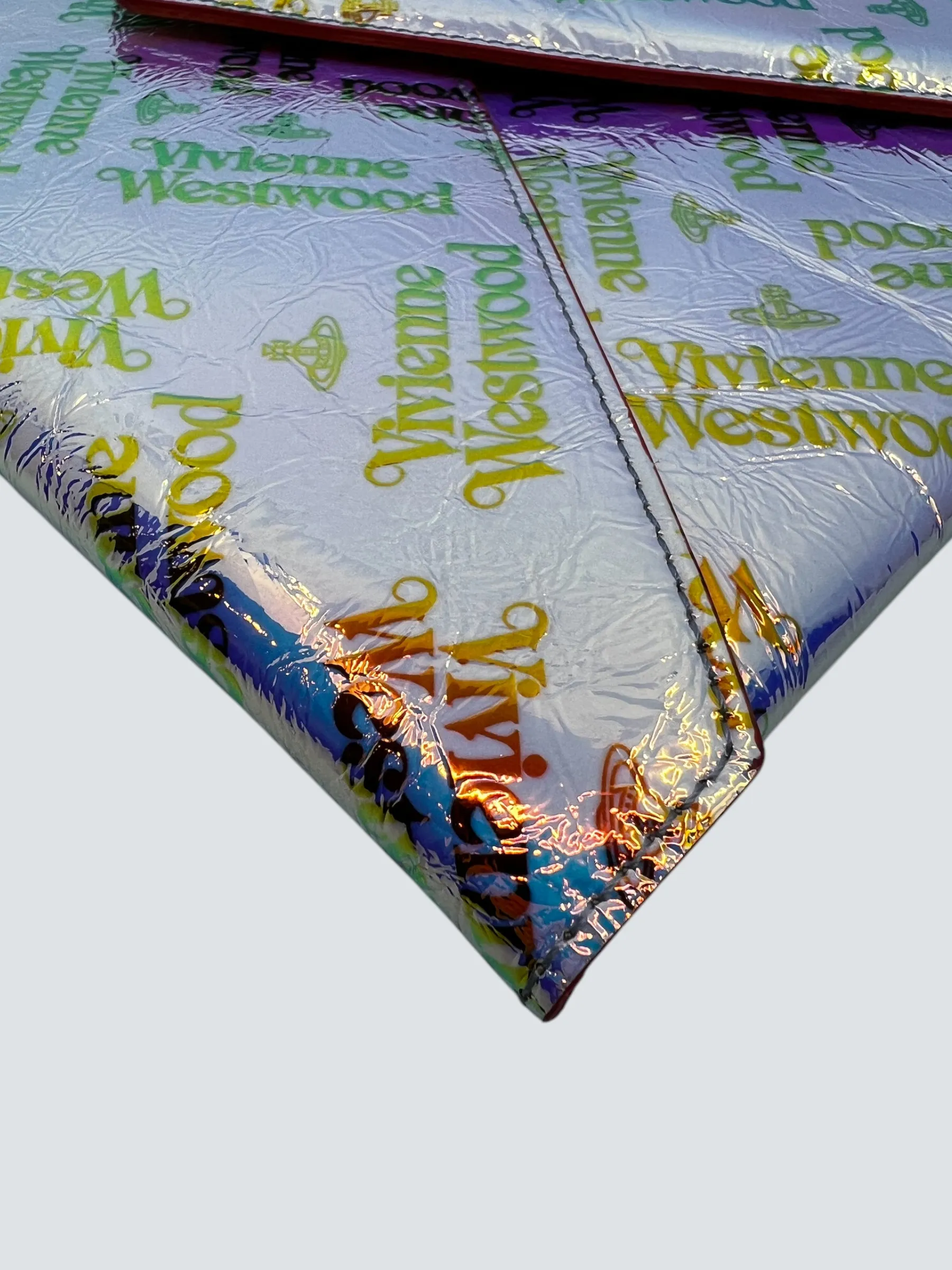 Vivienne Westwood Multi Colour Holographic Clutch