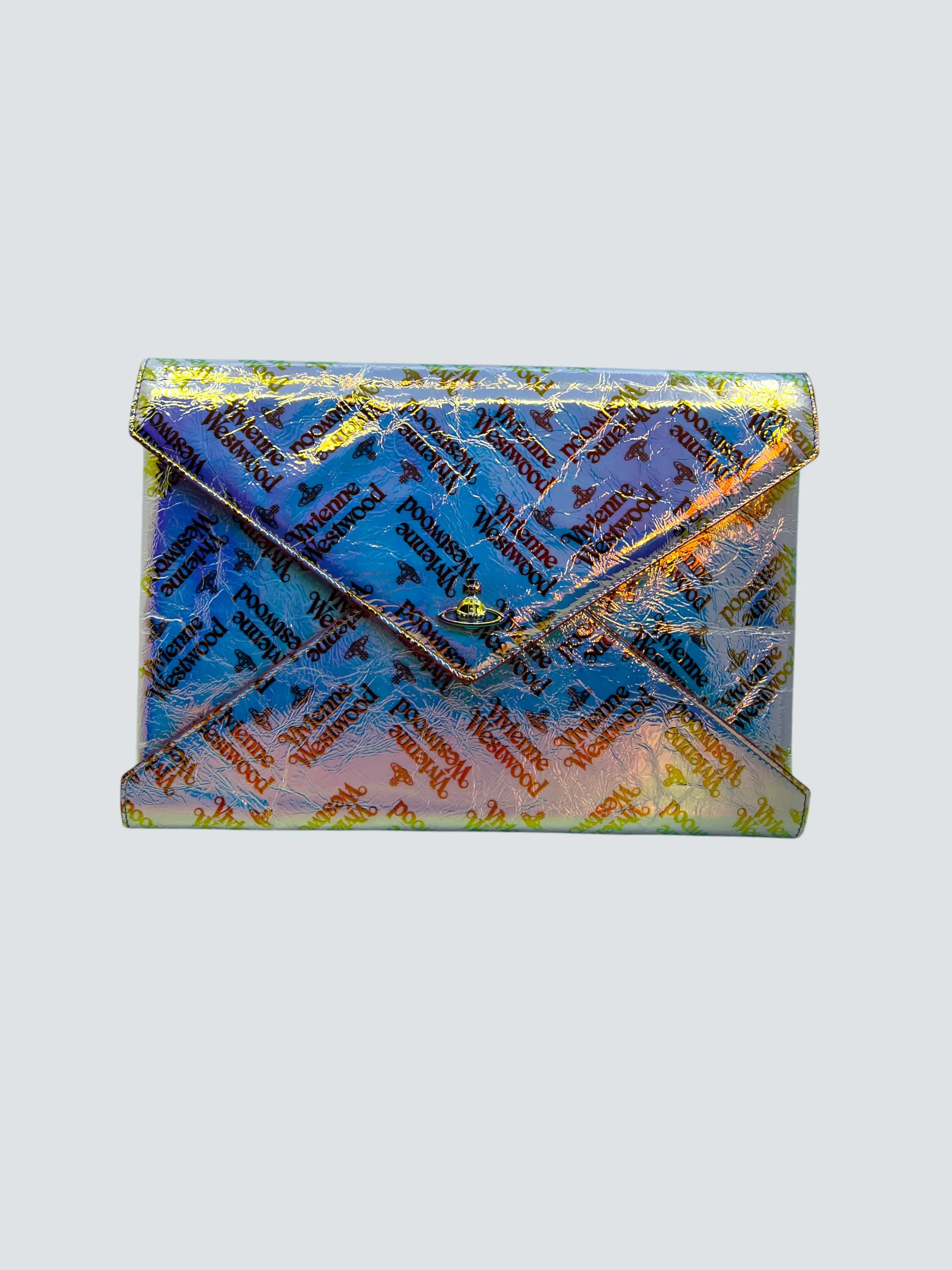 Vivienne Westwood Multi Colour Holographic Clutch