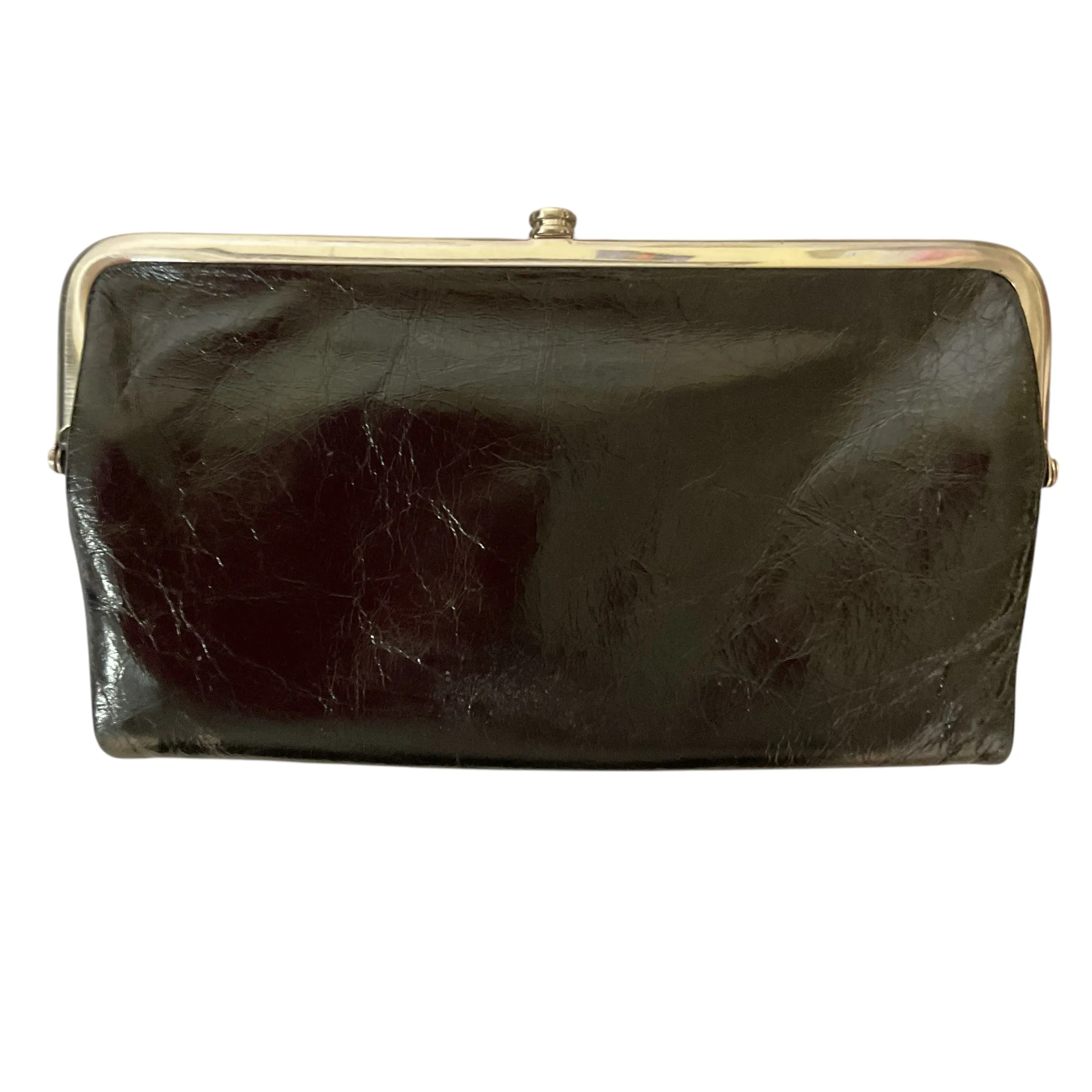 Wallet Leather By Hobo Intl In Black, Size:Large as-is