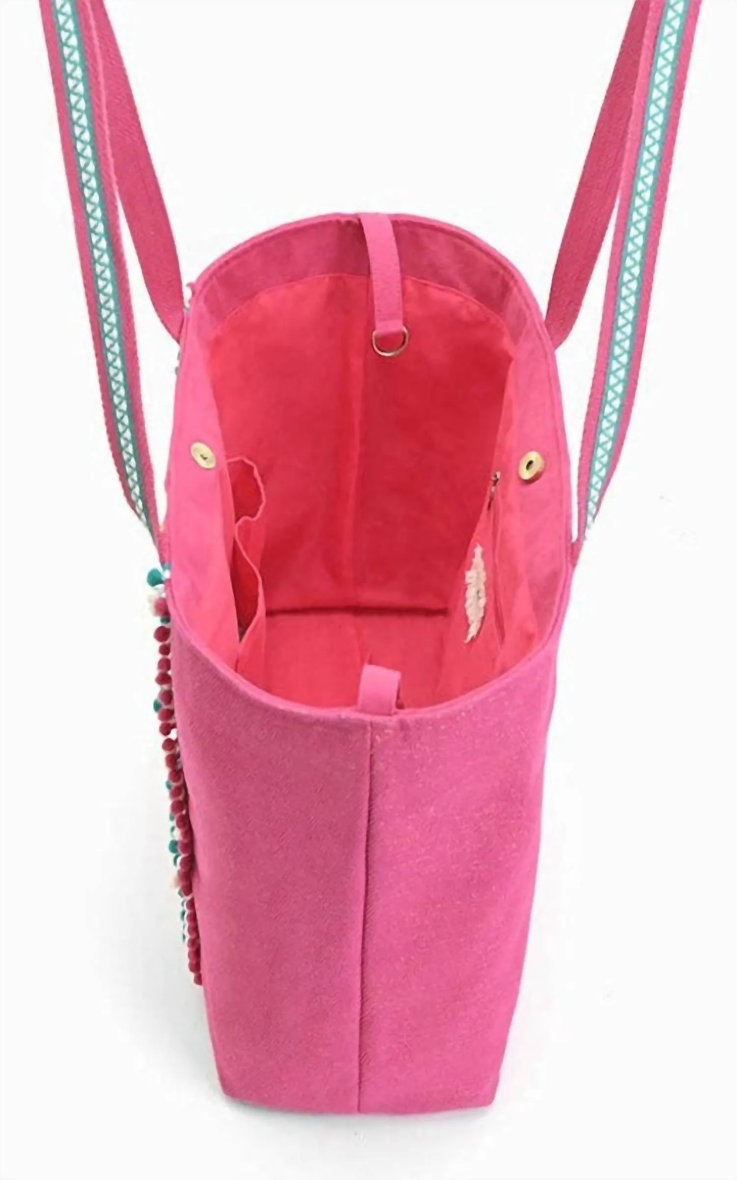 Women's Rock N Roll Embellished Tote In Pink