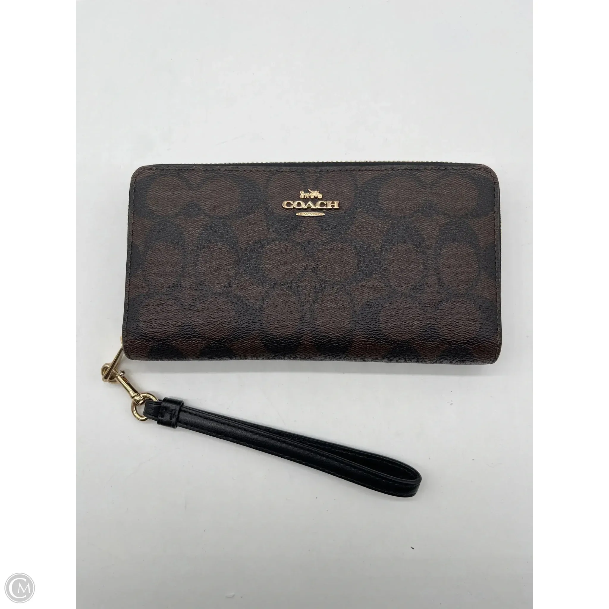 Wristlet Designer By Coach, Size: Large