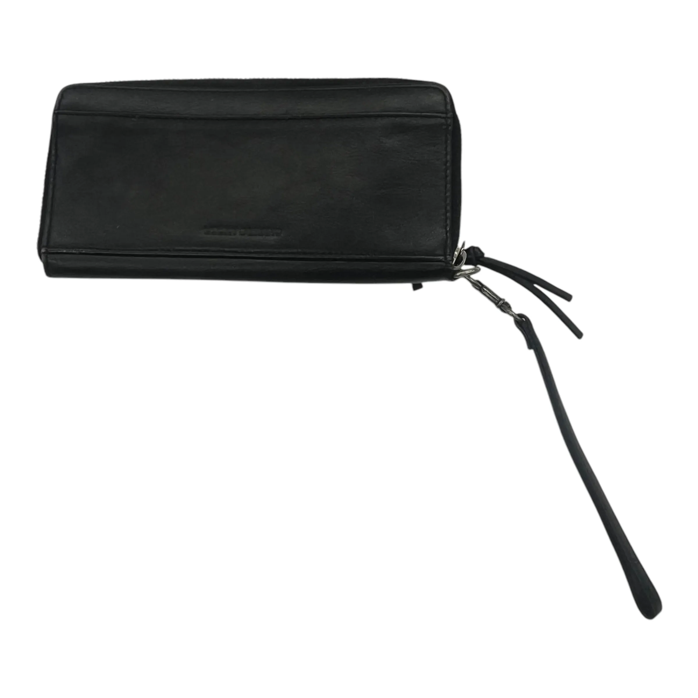Wristlet Leather By Lucky Brand In Black, Size:Medium