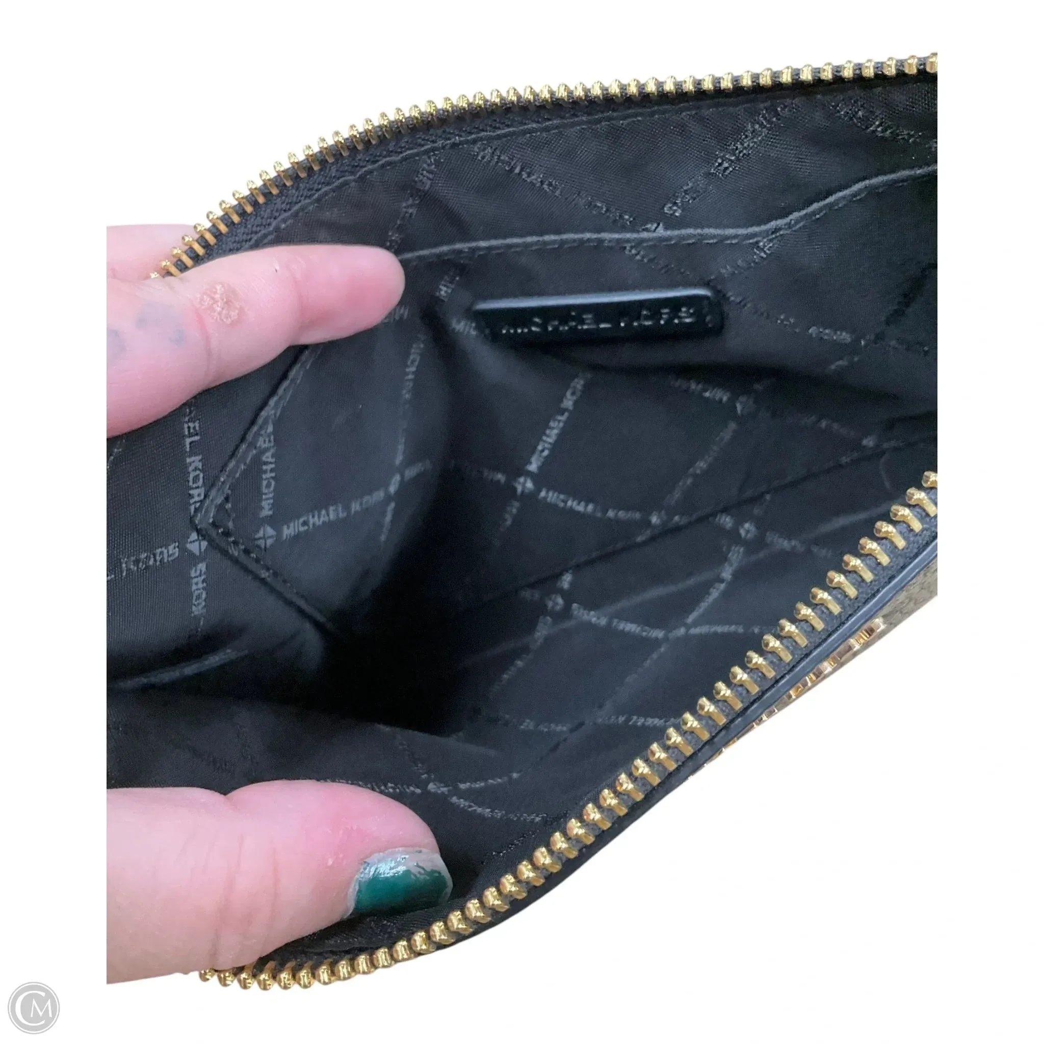 Wristlet Leather By Michael By Michael Kors, Size: Medium