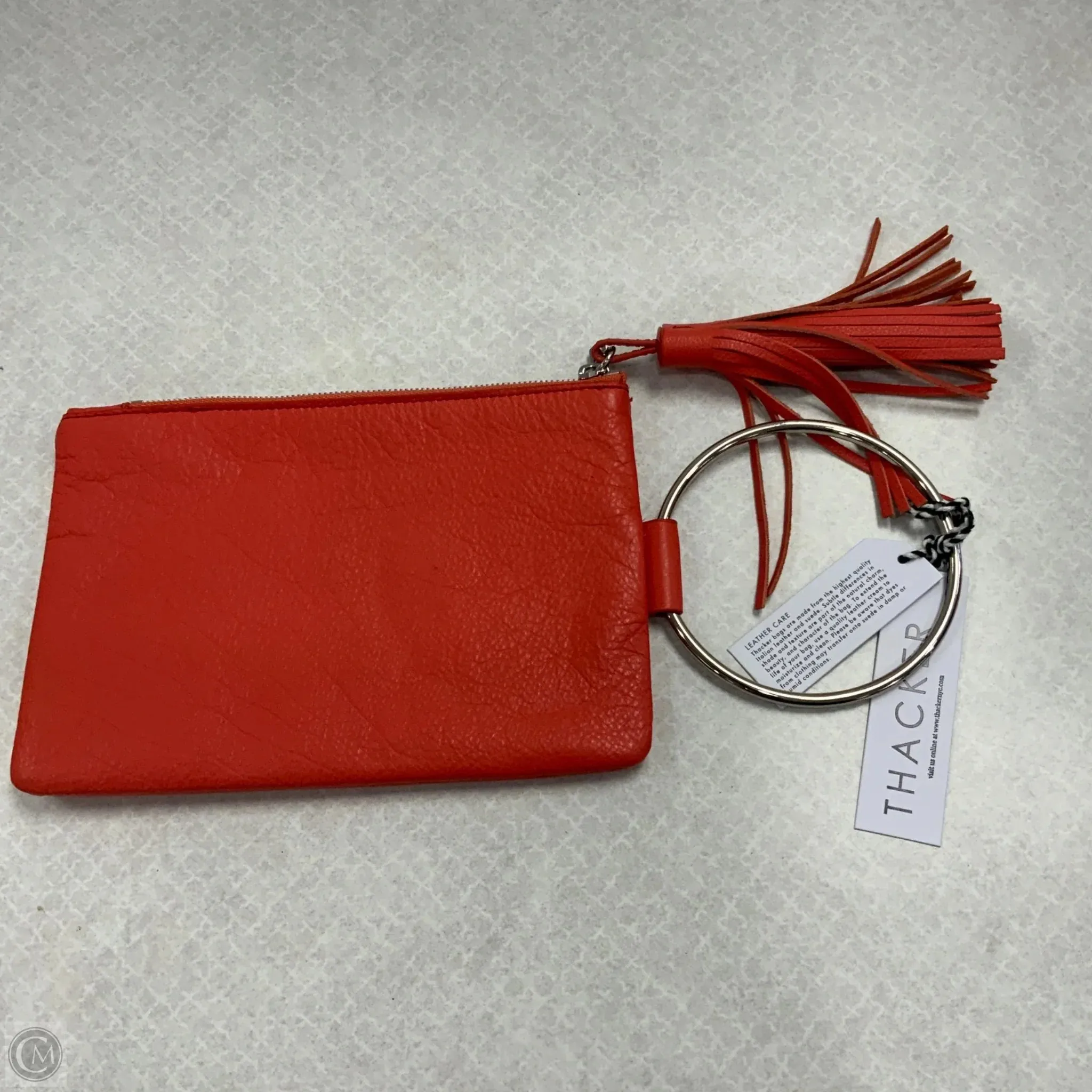 Wristlet Leather By Thacker, Size: Medium
