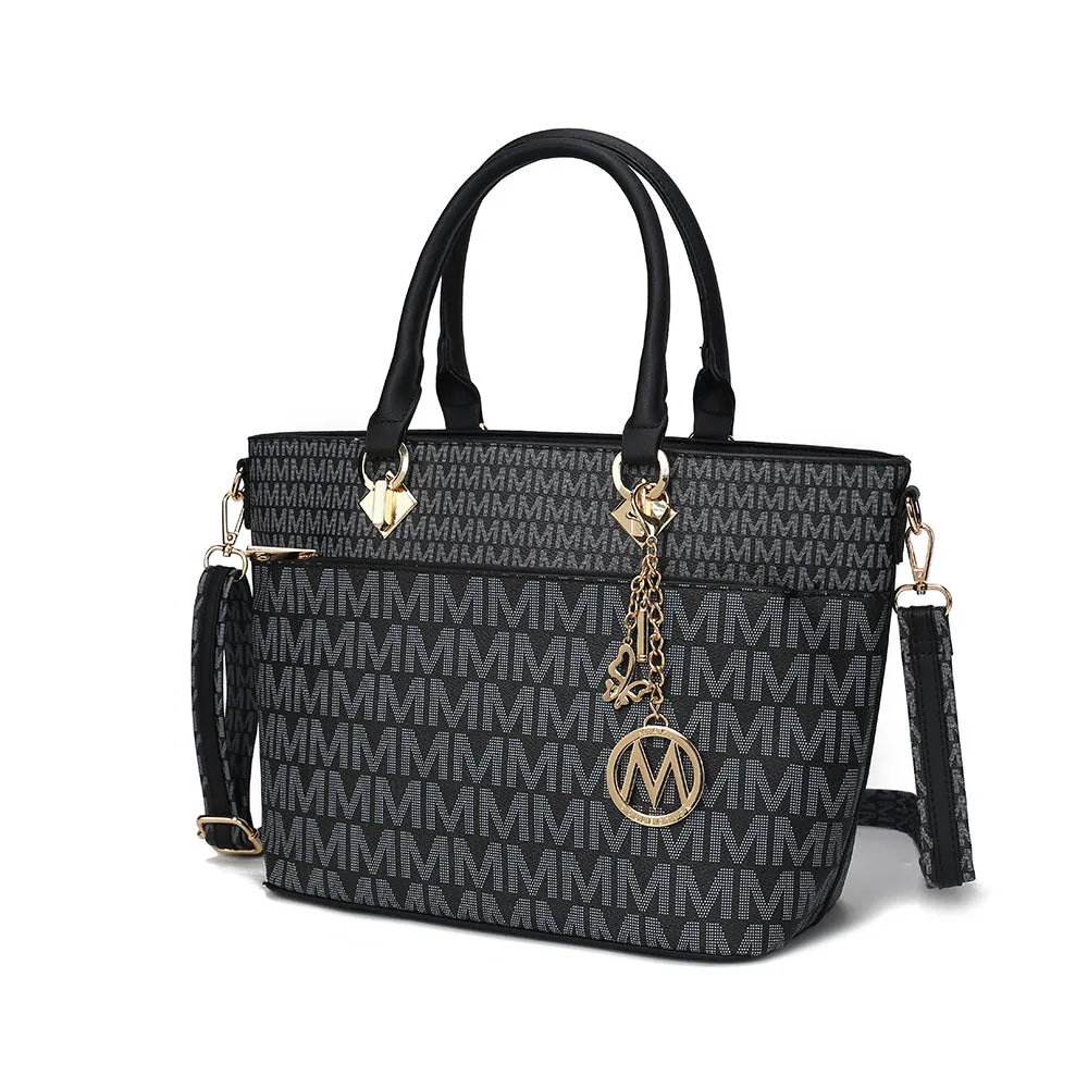Yonah Tote Bag Signature Printed Womens Handbag Vegan Leather