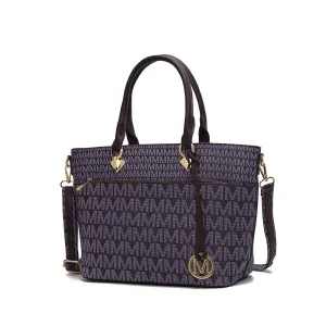 Yonah Tote Bag Signature Printed Womens Handbag Vegan Leather